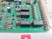 Auto Maskin R.P.M. Unit 505-b Pcb Card