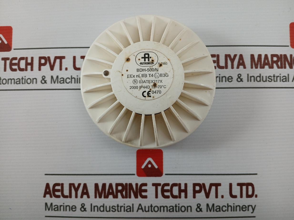 Autronica Bdh-500/N Heat Detector Ip44D
