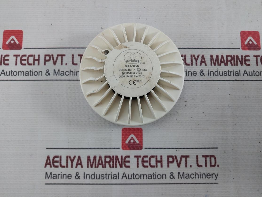 Autronica Bhh-500/N Smoke Detector Ip44D 70Â°C En54-7 03Atex 217X