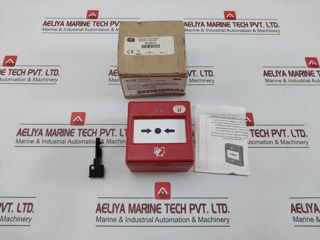 Autronica Fire Detection Manual Call Point 116-Bf-300 Bf-300v2