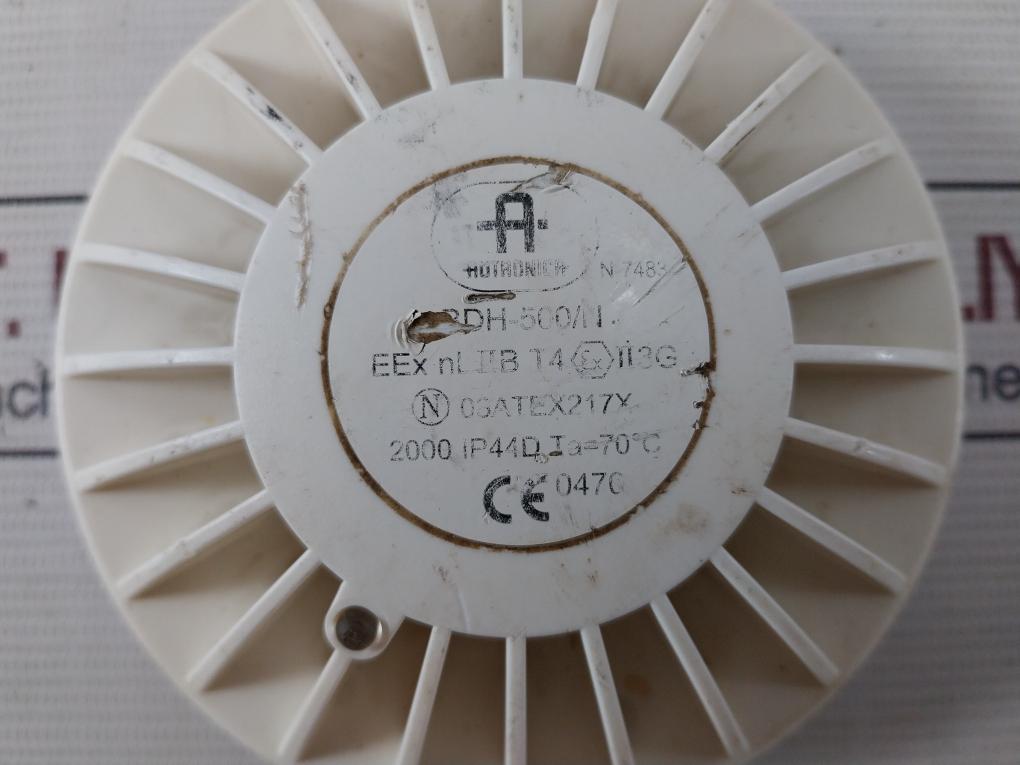 Autronica Bdh-500/N Heat Detector Eex Nl Iib T4 70C En 54-5P