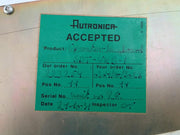 Autronicai In Used Condition  Operator Keyboard Kd-10s20 - 3.590 Kg