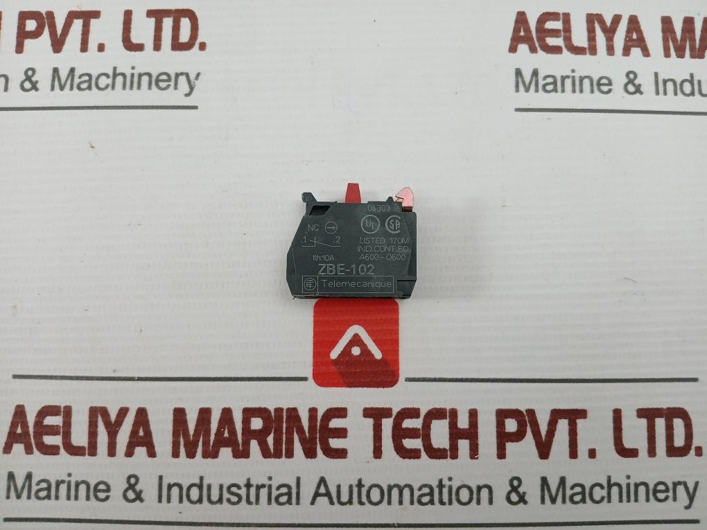 Auxiliary Contact Block Ac15-240V 3A Brand Telemecanique Zbe-102