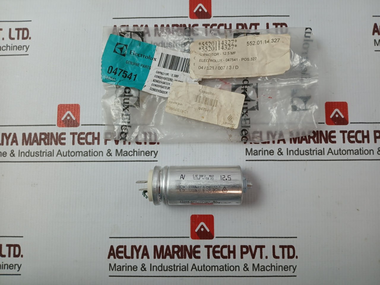 Av Arcotronics C.87.8Bf2 Mkp Capacitor 450Vac 60Hz 0604B16C1
