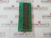 Avery Dm8 Mod0 6 Red Led 8 Digit Display Printed Circuit BoardÂ 