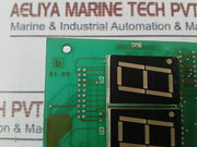 Avery Dm8 Mod0 6 Red Led 8 Digit Display Printed Circuit BoardÂ 