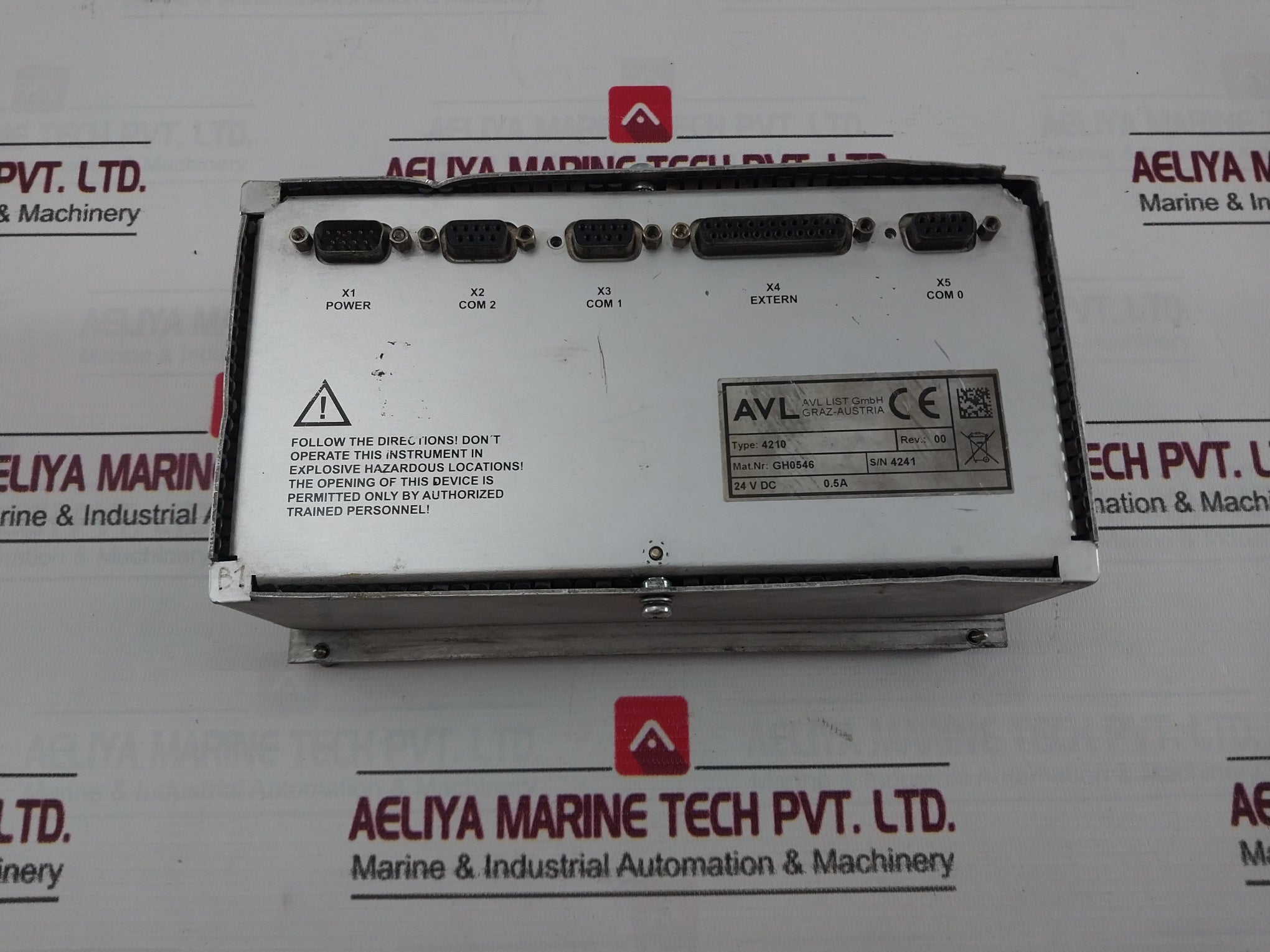 Avl 4210 Instrument Controller Rev 00 24V Dc 0.5 A