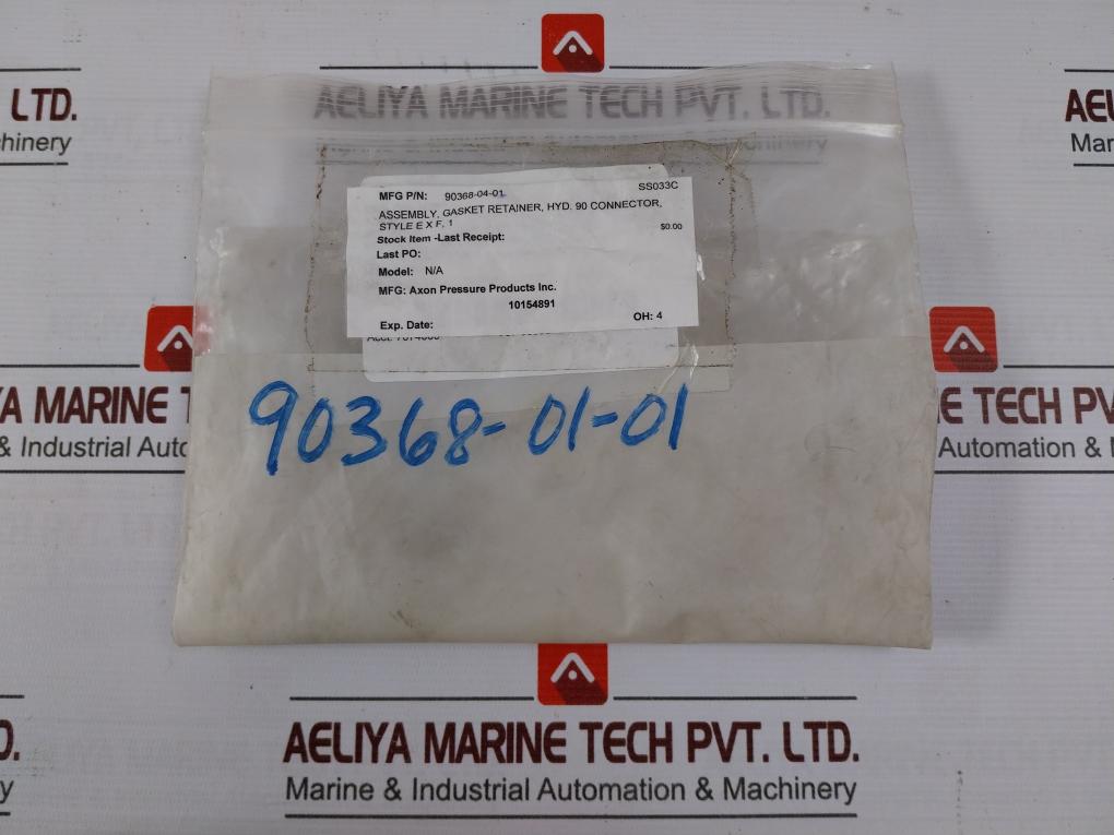 Axon 90368-04-01 Gasket Retainer Assembly Kit Rev: A Ss033C