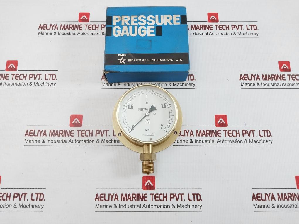 Pressure Gauge By Daito Keiki Seisakusho 0-2 Mpa B S  In New Condition