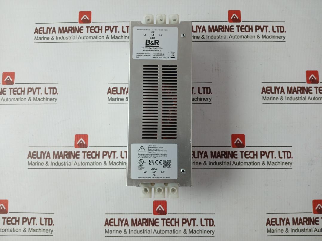 B&amp;R 8B0F0550H000.000-1 Power Supply Module 3X520/300V 50/60Hz E225616