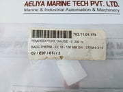 Badotherm En 13190 Temperature Gauge Te 18 0-300°C 100Mm Dia