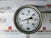 Badotherm En 13190 Temperature Gauge Te 18 0-300°C 100Mm Dia