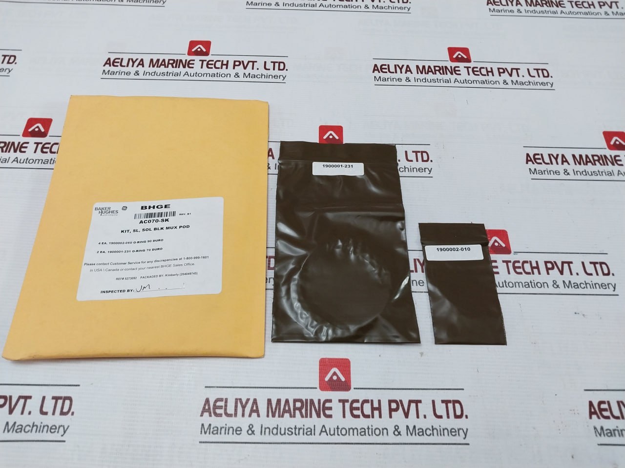 Baker Hughes Ac070-sk Seal Kit O-ring 90 &amp; 70 Duro Mux Pod Rev B1