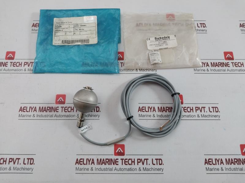 Barksdale Level Switch 3-Meter Part No. Uns-Va1/4-K3-Va52/1(2)
