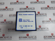Basler Electric 9 2849 00 101 Desc Power Module