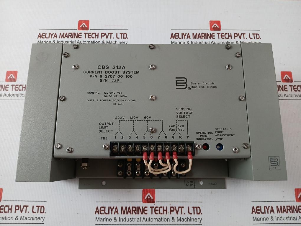 Basler Electric Cbs 212a