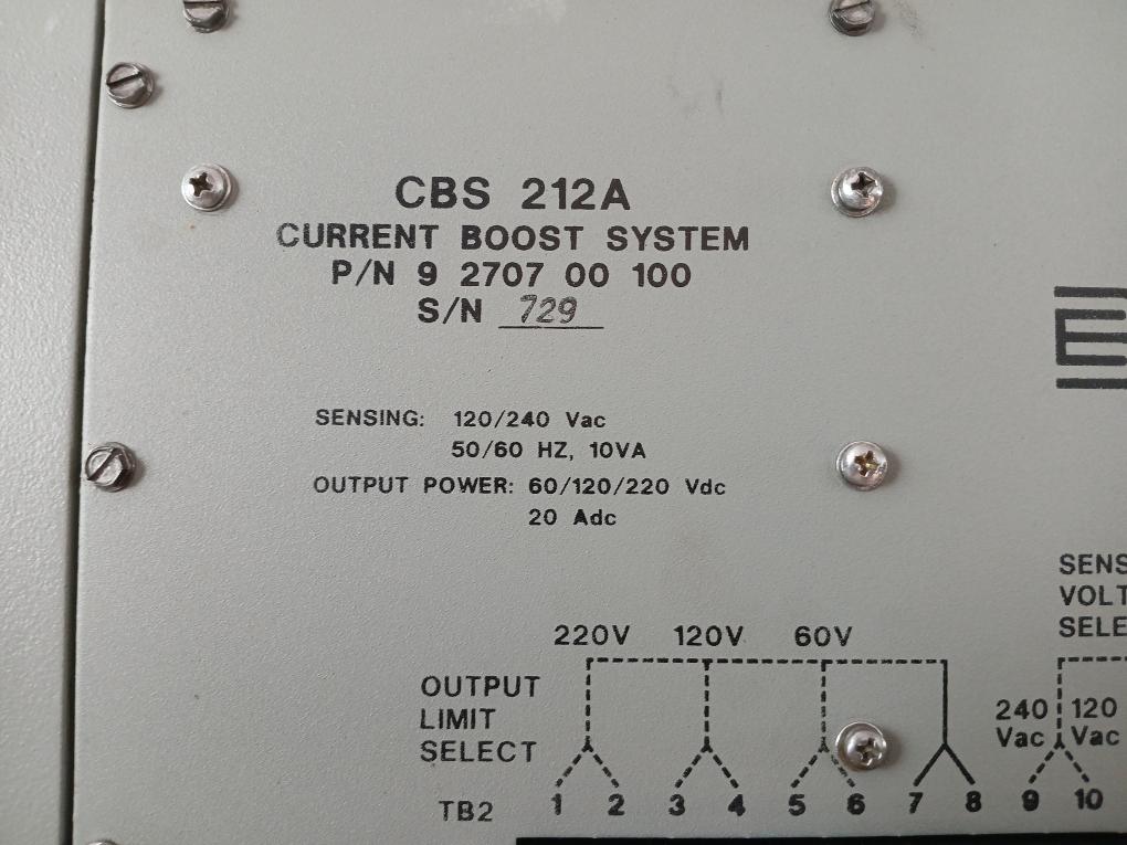 Basler Electric Cbs 212a