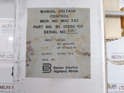 Basler Electric Manual Voltage Control Module Mvc 232 Electronic 60 Vac