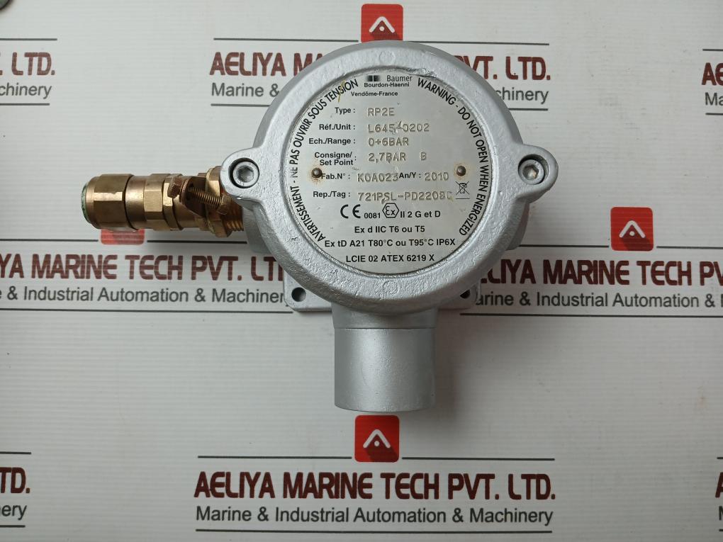 Baumer Pressure Switch Rp2e