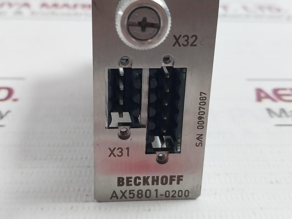 Beckhoff Ax5801-0200 Drive Option Card – Aeliya Marine