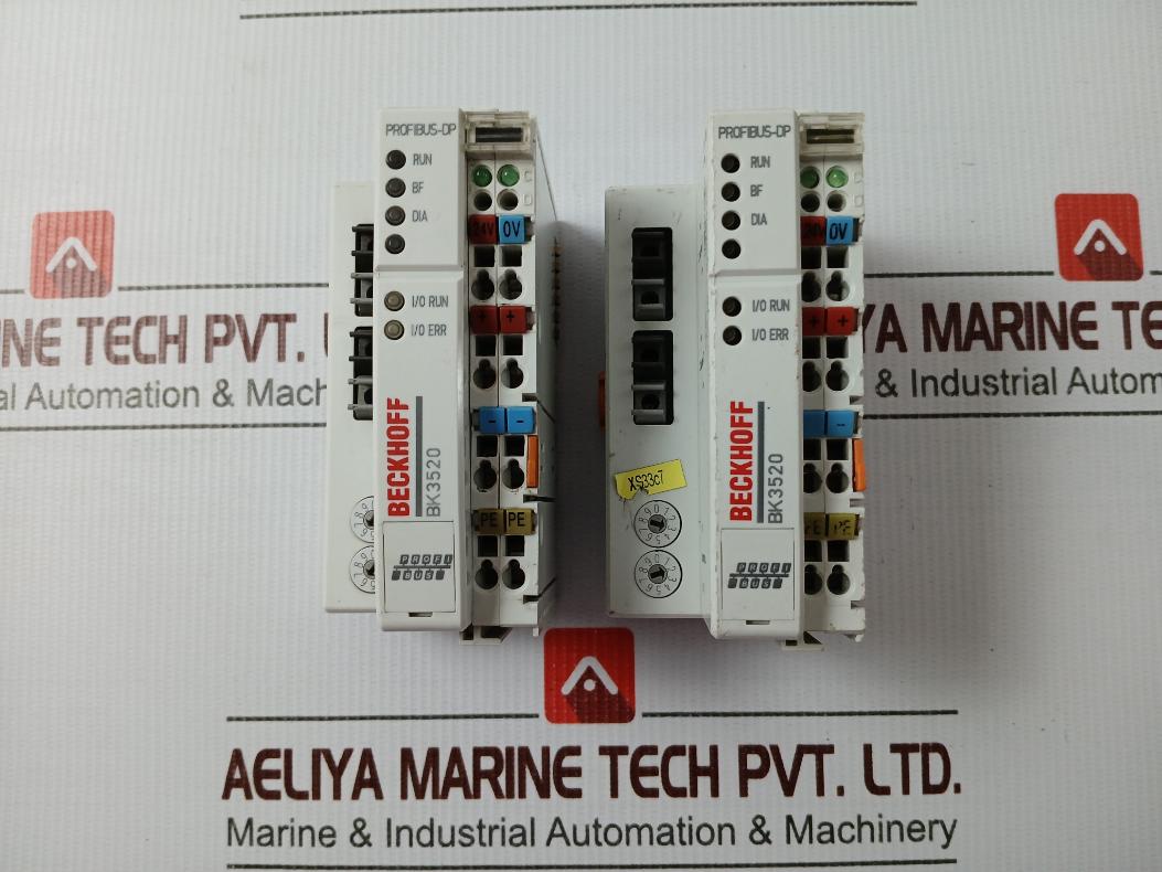 Beckhoff Bk3520 Profibus Economy Plus Bus Coupler 24Vdc