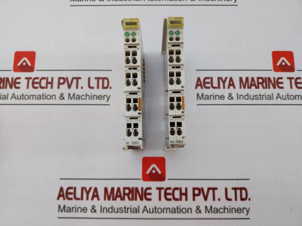 2-Channel Digital Input Bus Terminal Nl1002 Beckhoff 24v Dc - Used
