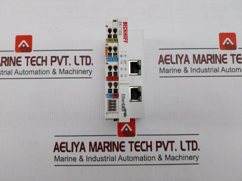 Beckhoff Ek1100 Ether Cat Coupler 0…+55°C 24V Awg 28-14