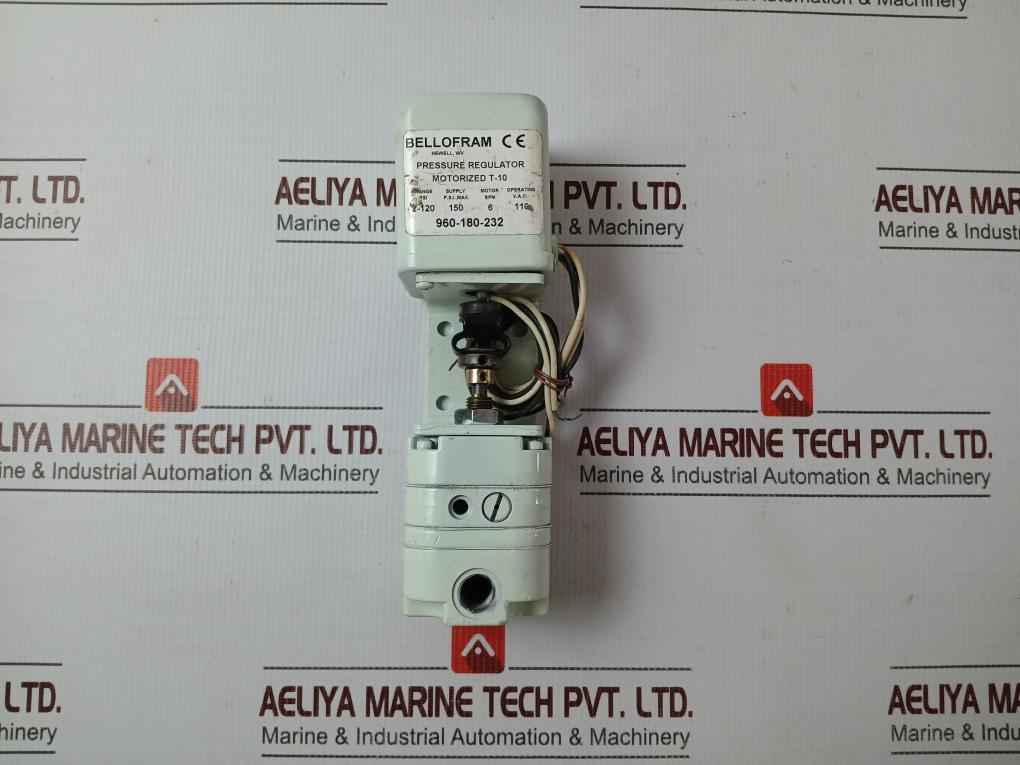 Bellofram 960-180-232 Pressure Regulator Psi.2-120 Rpm: 6 110 V.A.C.