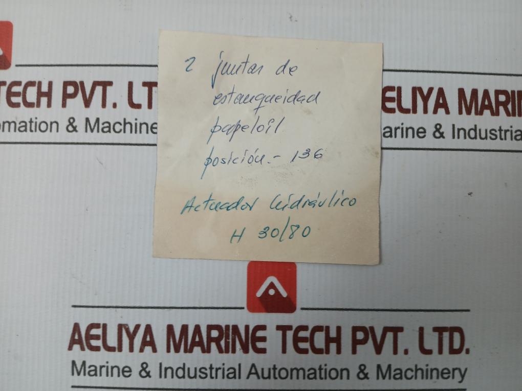 Belpamoid Gasket New Condition For Cryogenic Cargo Valve