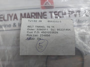 Lot of 5X BELT TIMING 6062022-S 76 Teeth