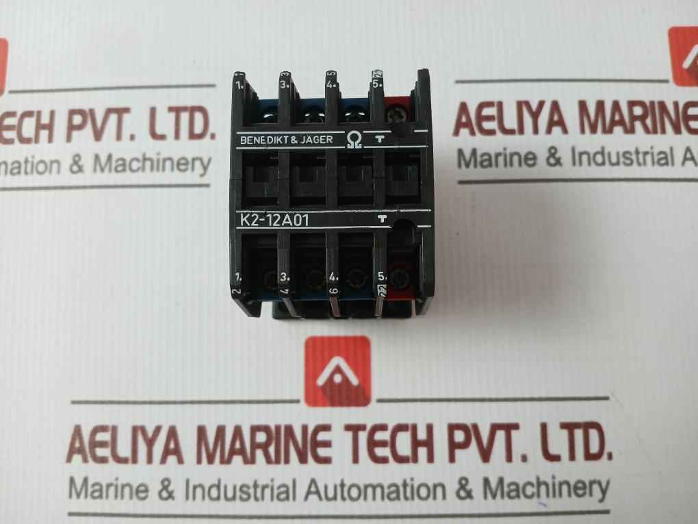 Benedikt & Jager K2-12A01 3 Phase Contactor 690V-25A 14Awg-10Awg