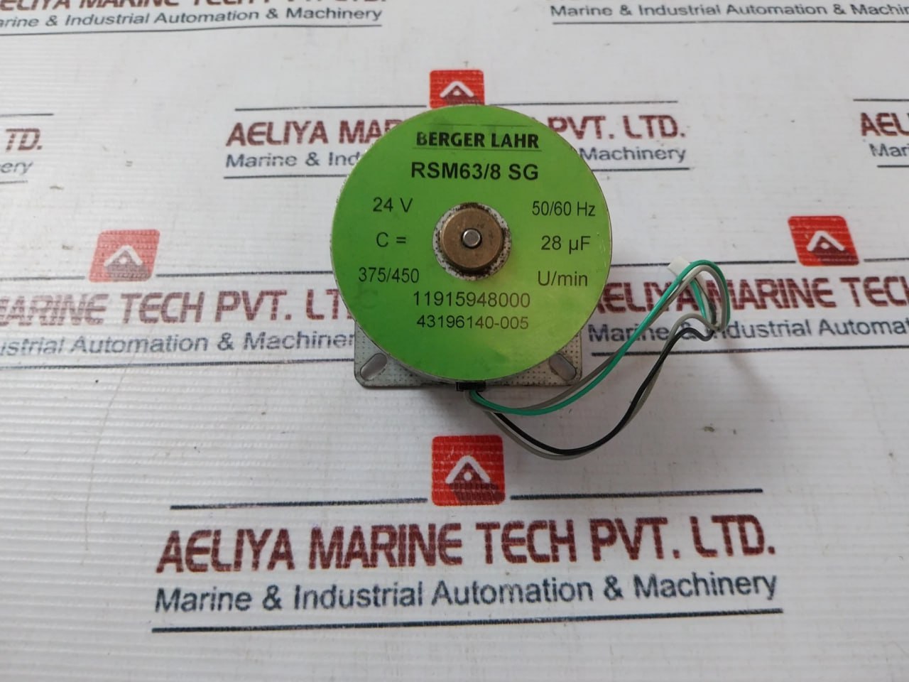 Berger Lahr Rsm63/8 Sg Synchronous Motor Cutter Electric Motor 24V