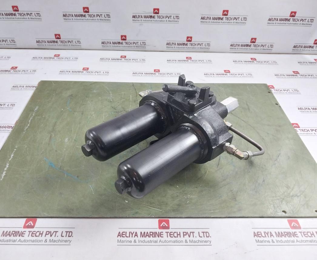 Bhagwati Filters 25D90G100 Dual Hydraulic Filter With Indicator 1/4" Bsp