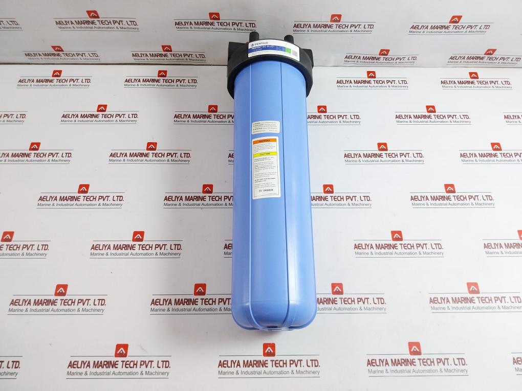 Big Blue Filter Housing With Pressure Relief 20’’ Opaque Pentair 30-90 Psi