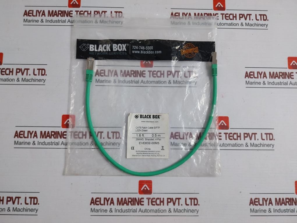 Black Box Cat6 S/Ftp Patch Cable 0.5m Eve632-00m5 Green