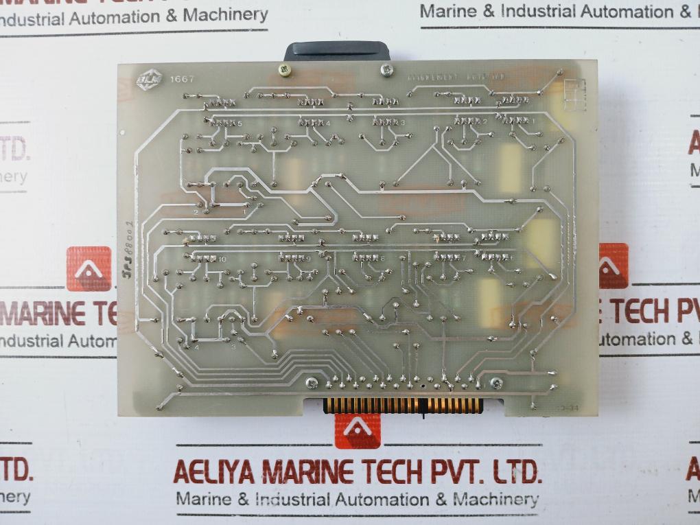 Blm 1667 Marine Alignment Rotation Slewing Card Kf246 