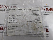 Blohm + Voss Oil Tools Hfpaj Straight Male Stud Coupling 755373 3/8