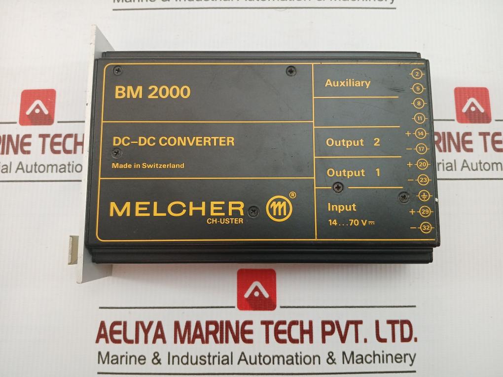 Bm 2000 Dc-Dc Converter By Melcher Input: 14…70v Dc