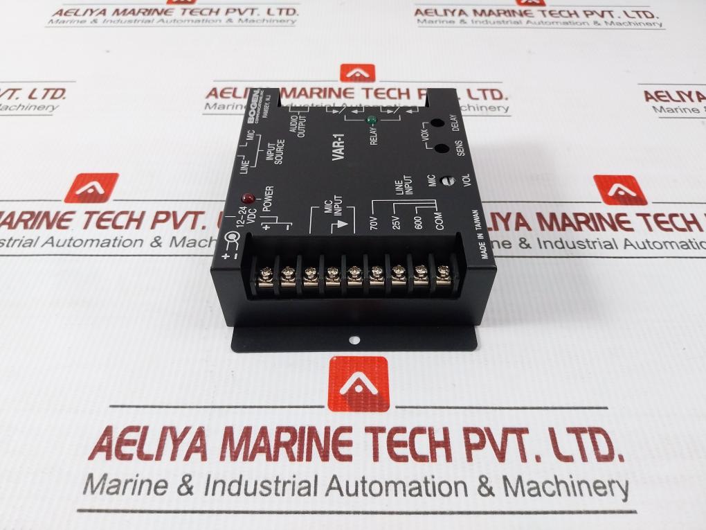 Var1 Voice Activated Relay 12-24vdc By Bogen Communications
