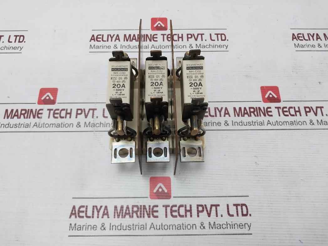 Bogenschutz Nh-c00 Fuse 20A 500V Gl-gi 120 Ka