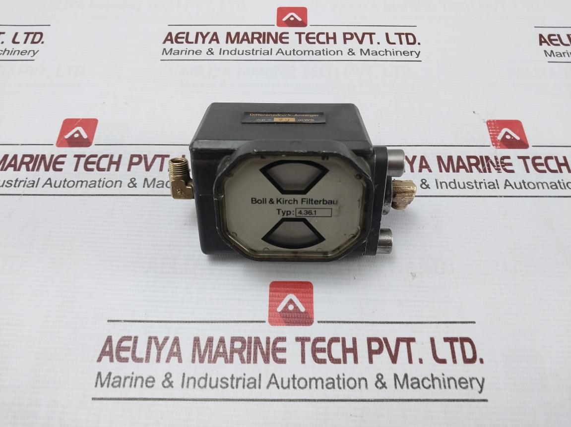 Boll &amp; Kirch 4.36.1 Differential Pressure Indicator 20908 20914 20 Mws