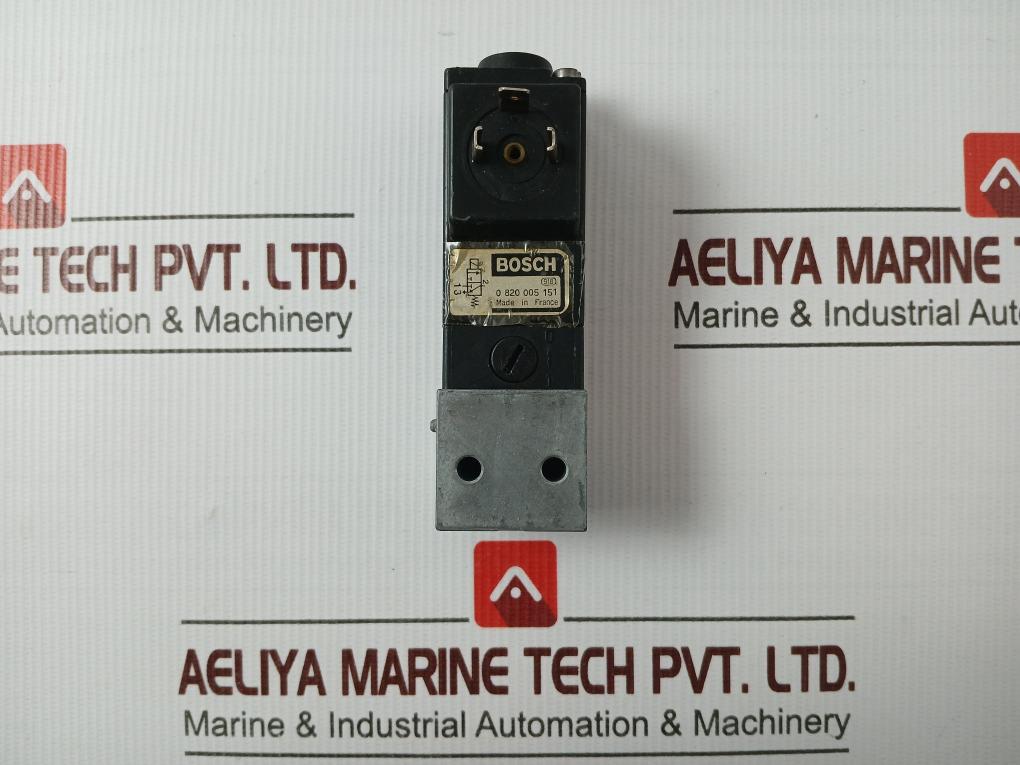 Bosch 0 820 005 151 Pneumatic Single Solenoid Valve 24V