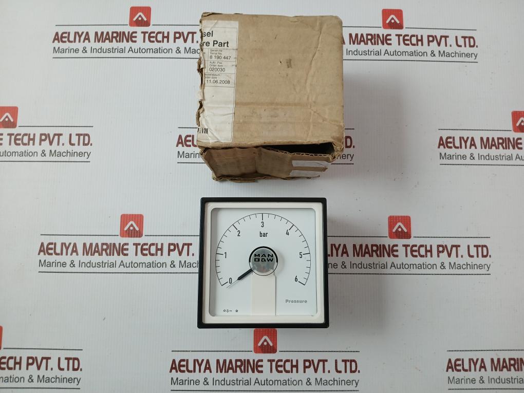 Brand IN Man B&W 24 V 4-20 Ma Pressure Indicator Ea Part Number 96X96.2 S | W Dw