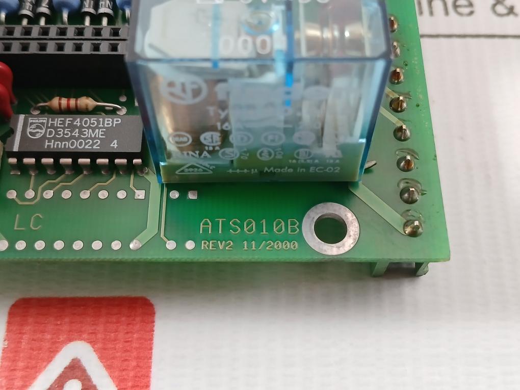 Brand In Abb Rev-2 Relay Control Pcb Module  Ats010b