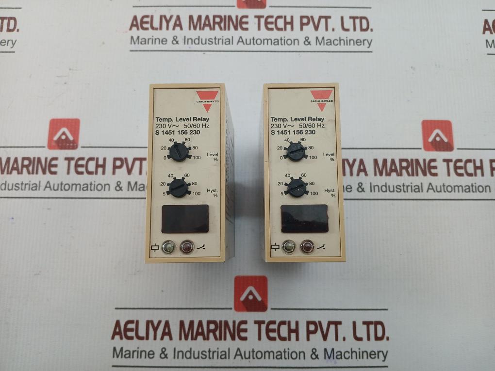 Brand In Carlo Gavazzi Temperature Level Relay S 1451 156 230