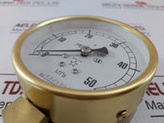 Brand In Daito Keiki Pressure Gauge 0 To 50 Mpa, Atv - Thr: 3/8