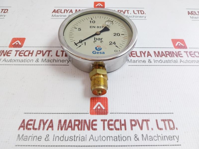 Brand In Gesa Pressure Gauge -1 To 24 Bar