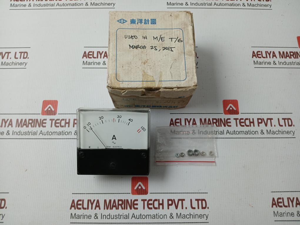 Brand  In Gomi Electric Analog Ac Ammeter Gi-8 - Class 2.5