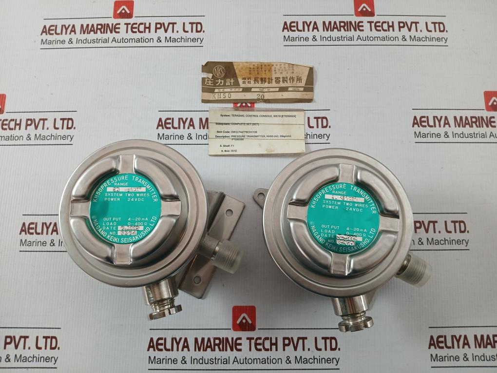 Brand In Nagano Keiki Seisakusho 20 Kgf/Cm2, Kh50 Pressure Transmitter