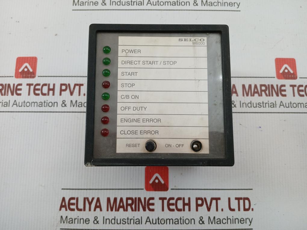 Brand In Selco Power Manager Module M6000-00 24vdc In 250 Gm